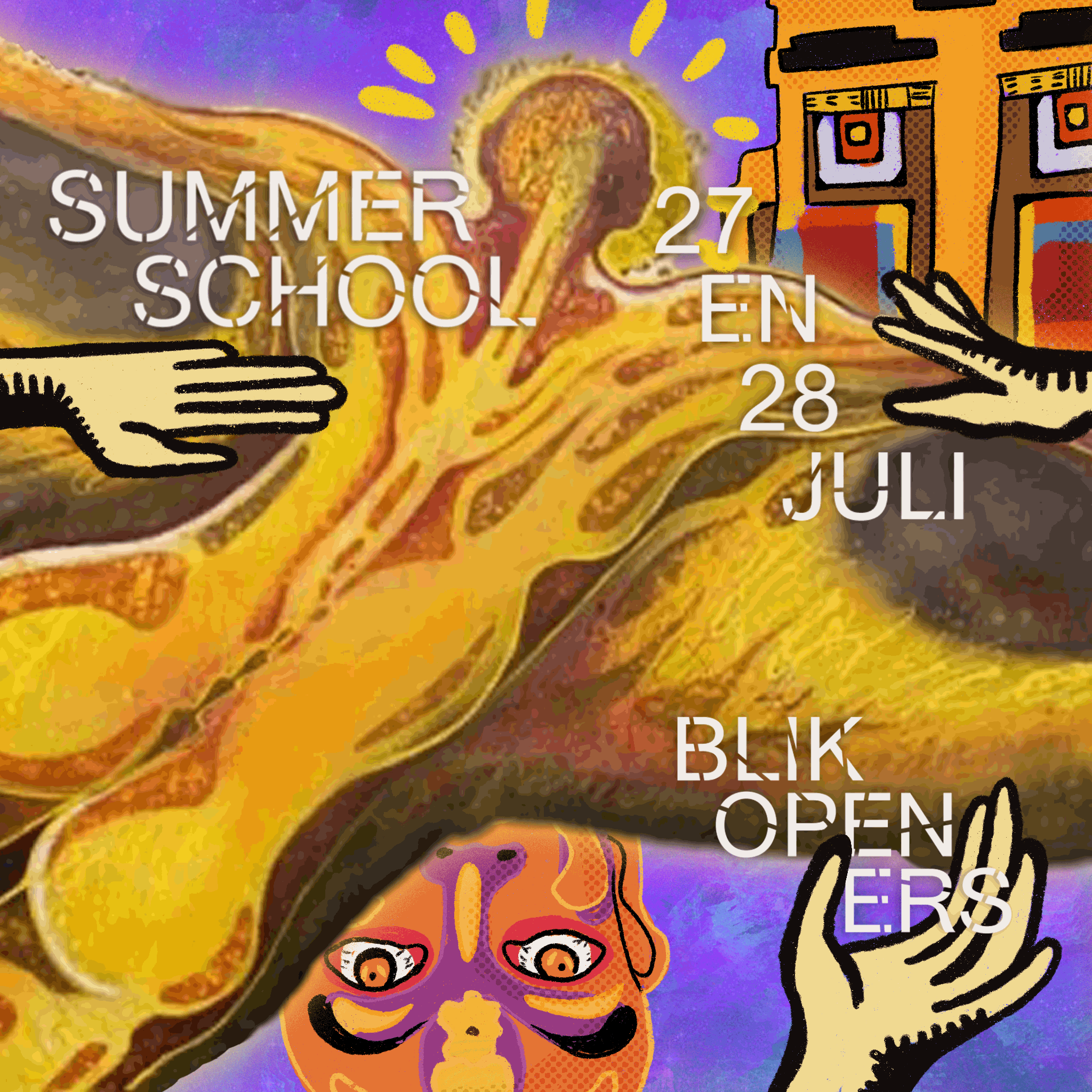 gifje met vormgeving voor summer school over werk van Felix de Rooy