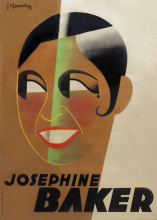 Jean Chassaing, affiche Josephine Baker, 1931, collectie Stedelijk Museum Amsterdam