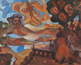 Armand Baag, 'Rasta Morning', 1980, oil paint on canvas. Collection Stedelijk Museum Amsterdam