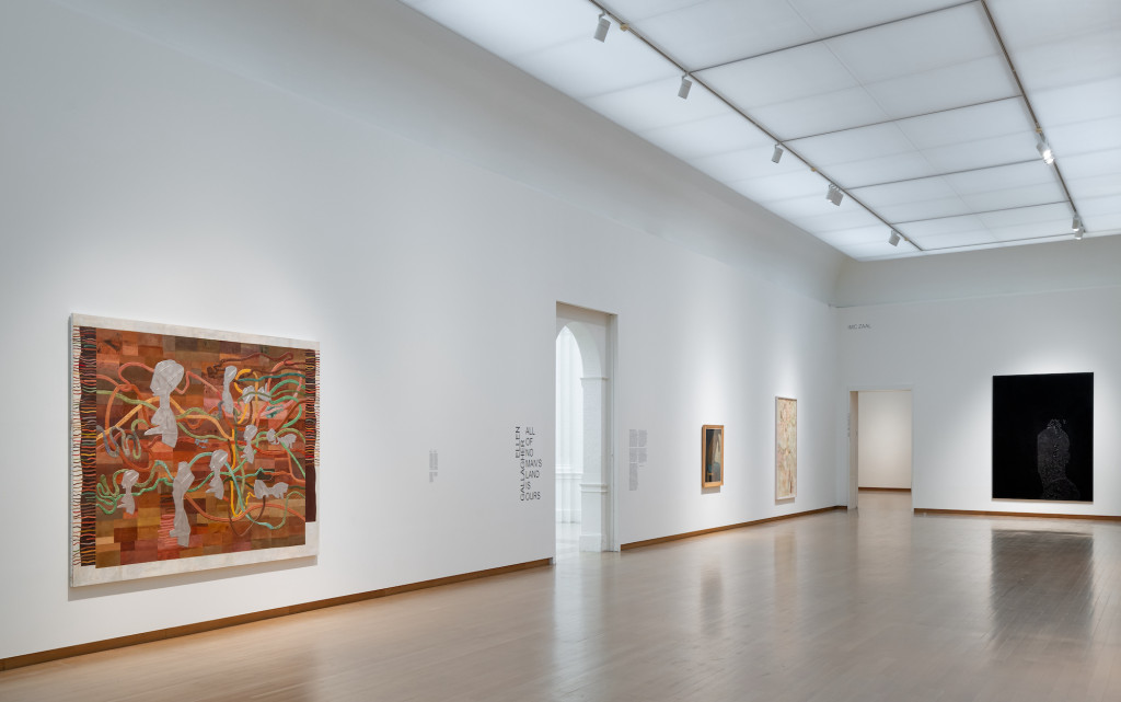 photo of installation view Ellen Gallagher — 'All of No Man’s Land is Ours'