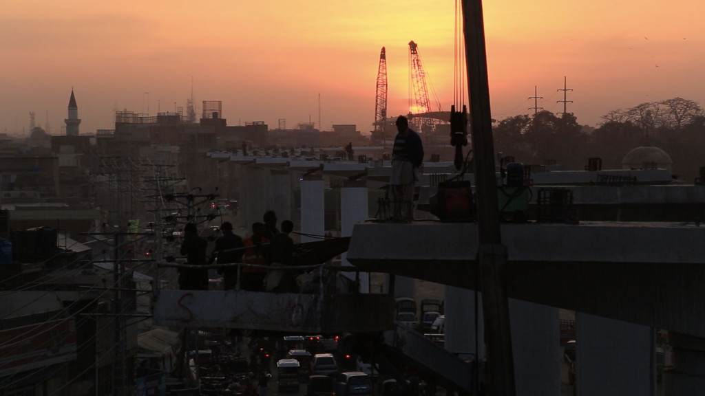 Foto werk van een zonsondergang 