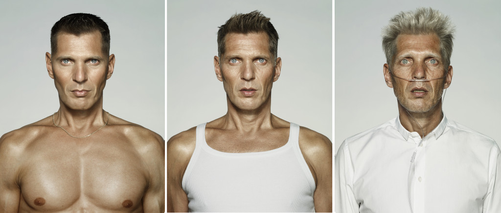 Three images of Erwin Olaf
