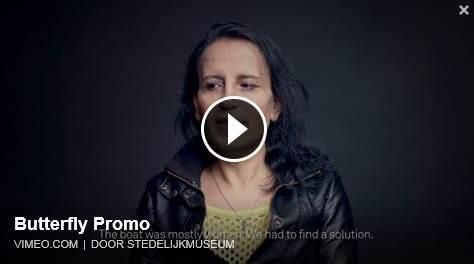 Klik op de afbeelding voor een kort fragment uit de video-installatie The Crossing, met het aangrijpende verhaal van Butterly.  