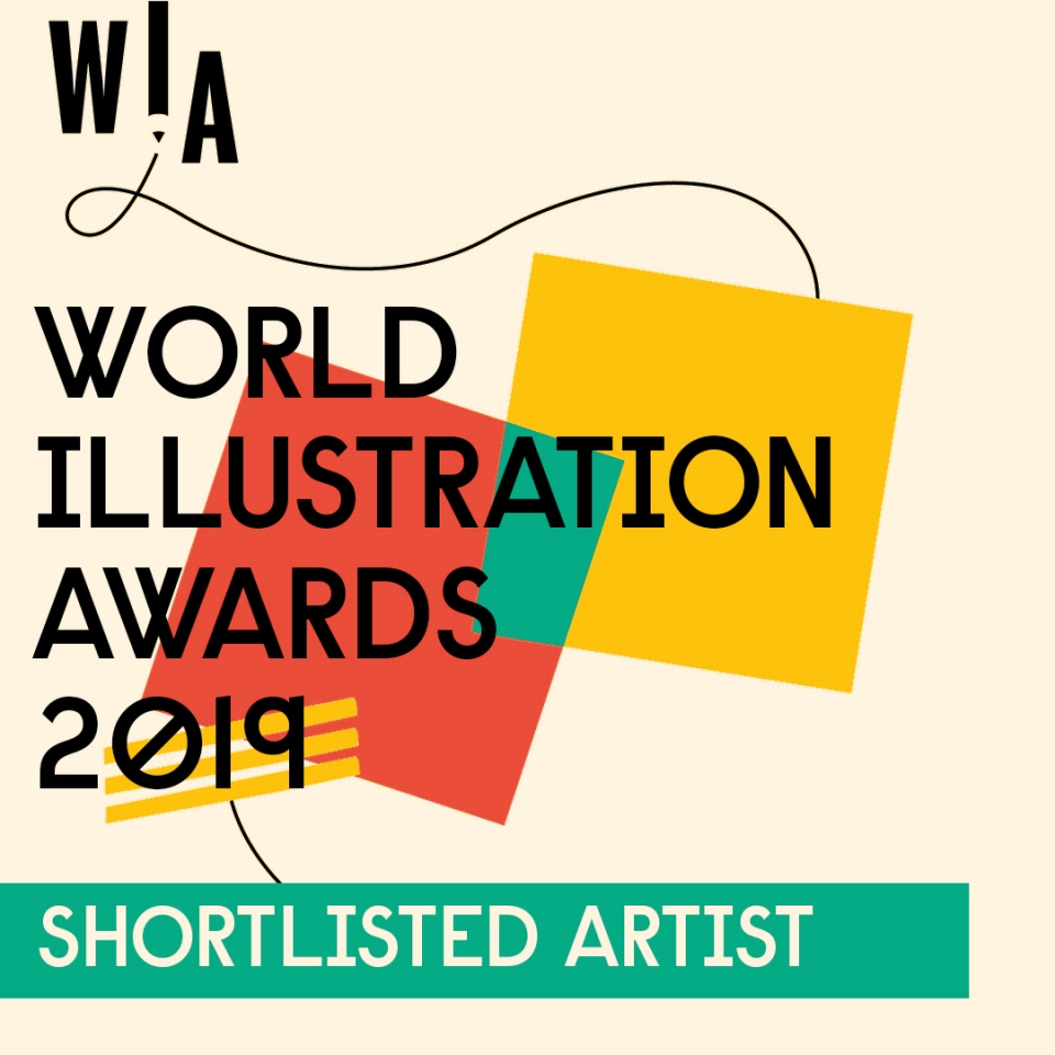 Steffie Padmos, illustrator van de STUDIO i animatie, is genomineerd voor de World Illustration Awards