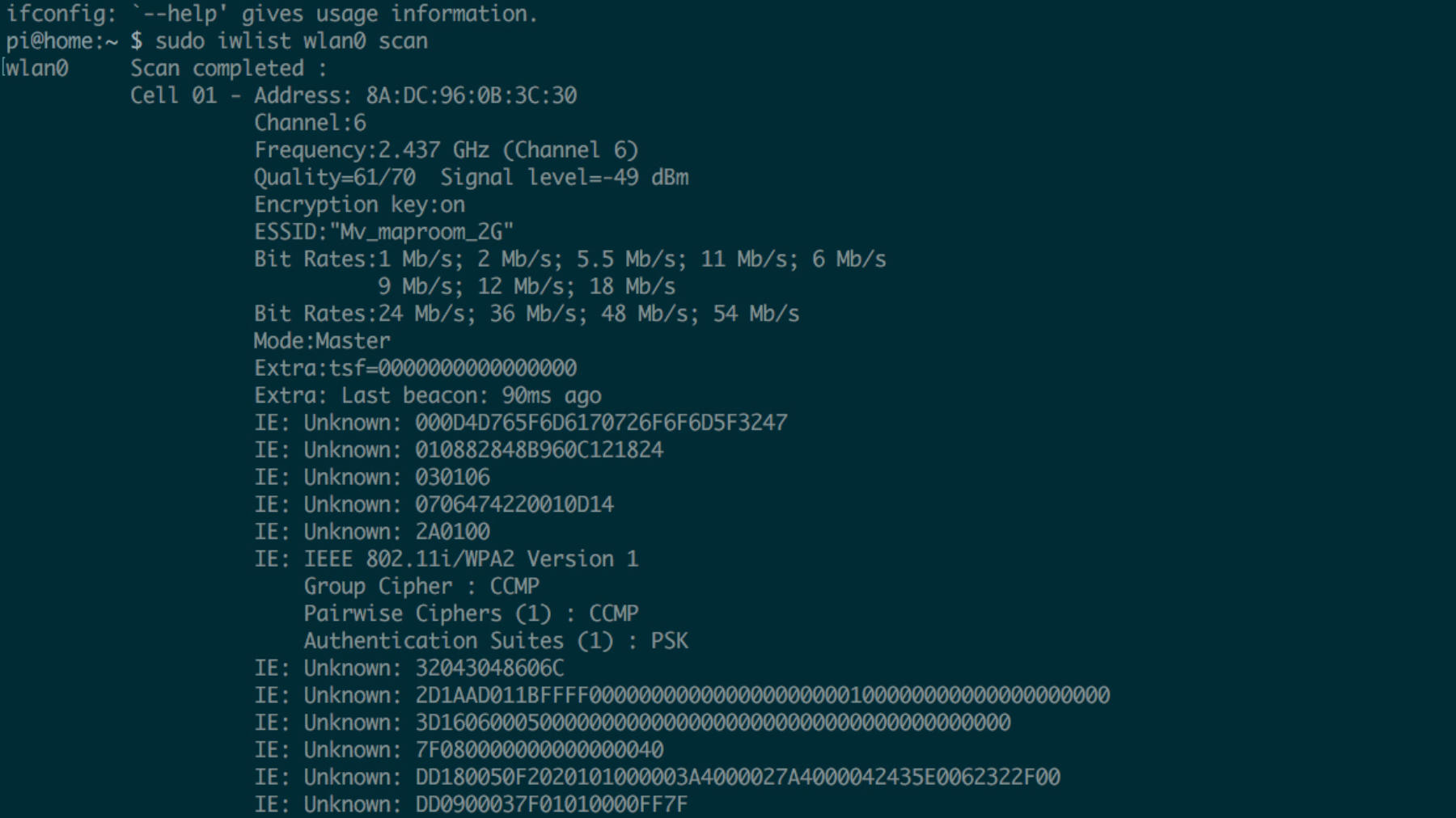 Wifi Scan Payload