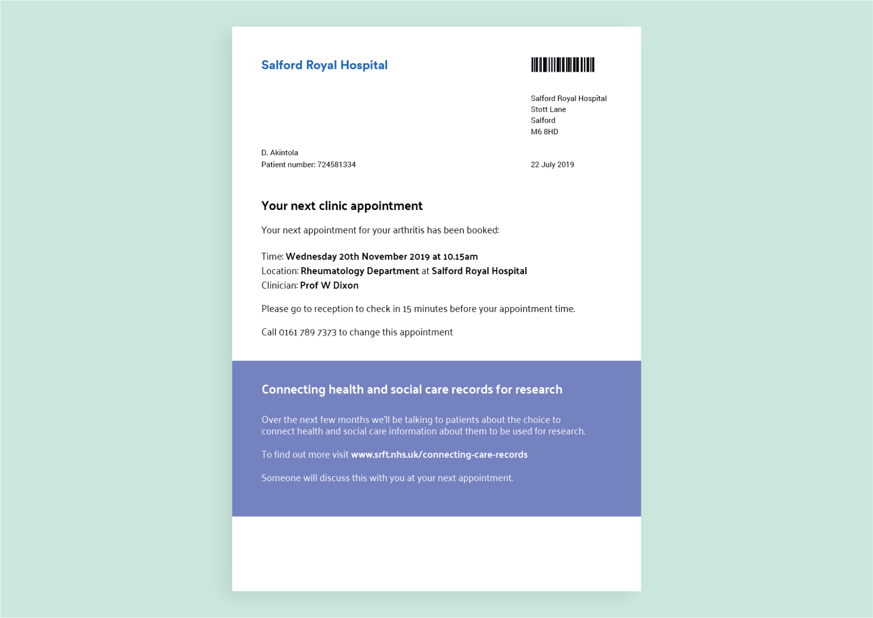 Appointment Letter