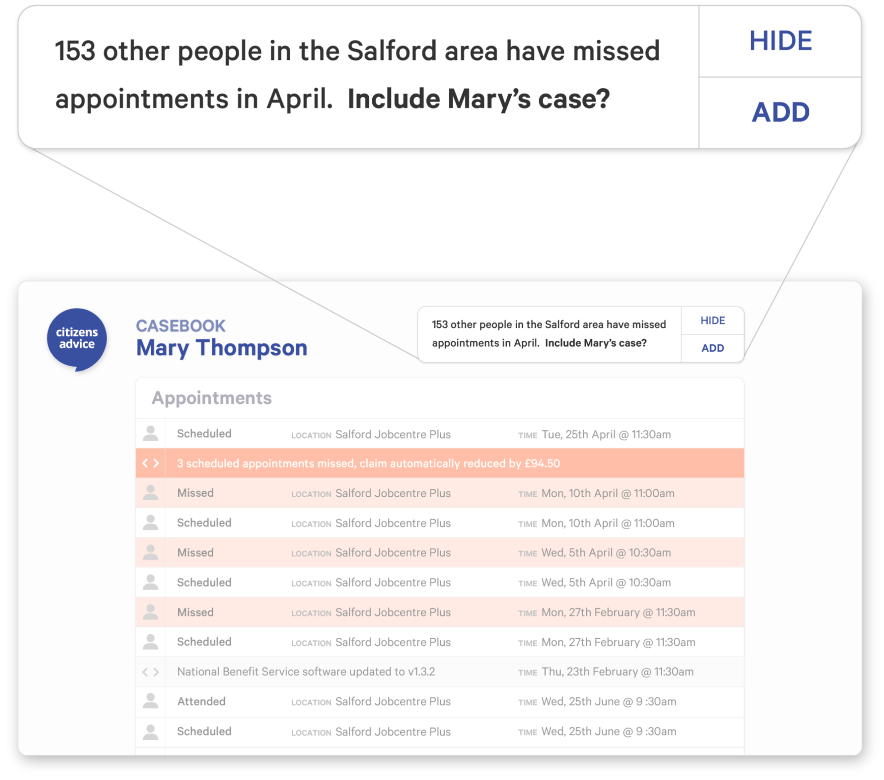 Citizens Advice Collective Action