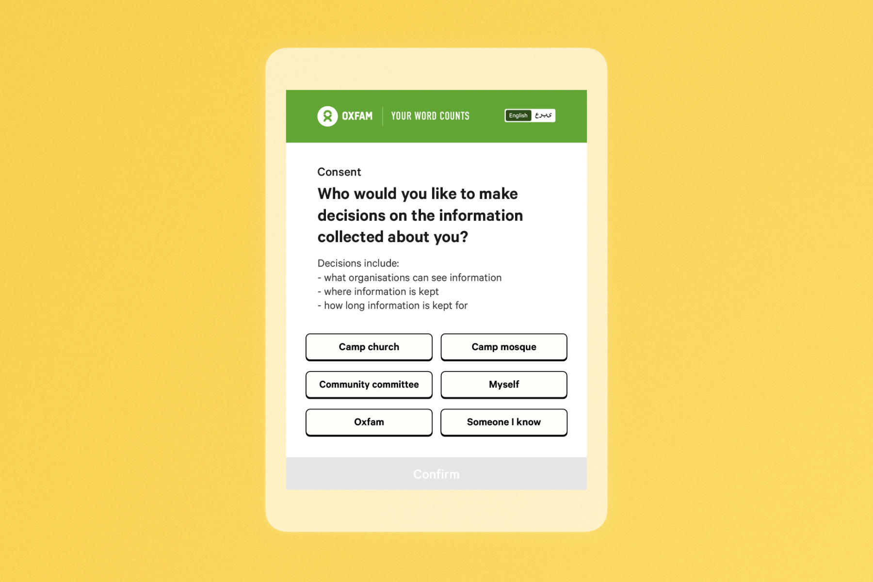 Consent Tablet