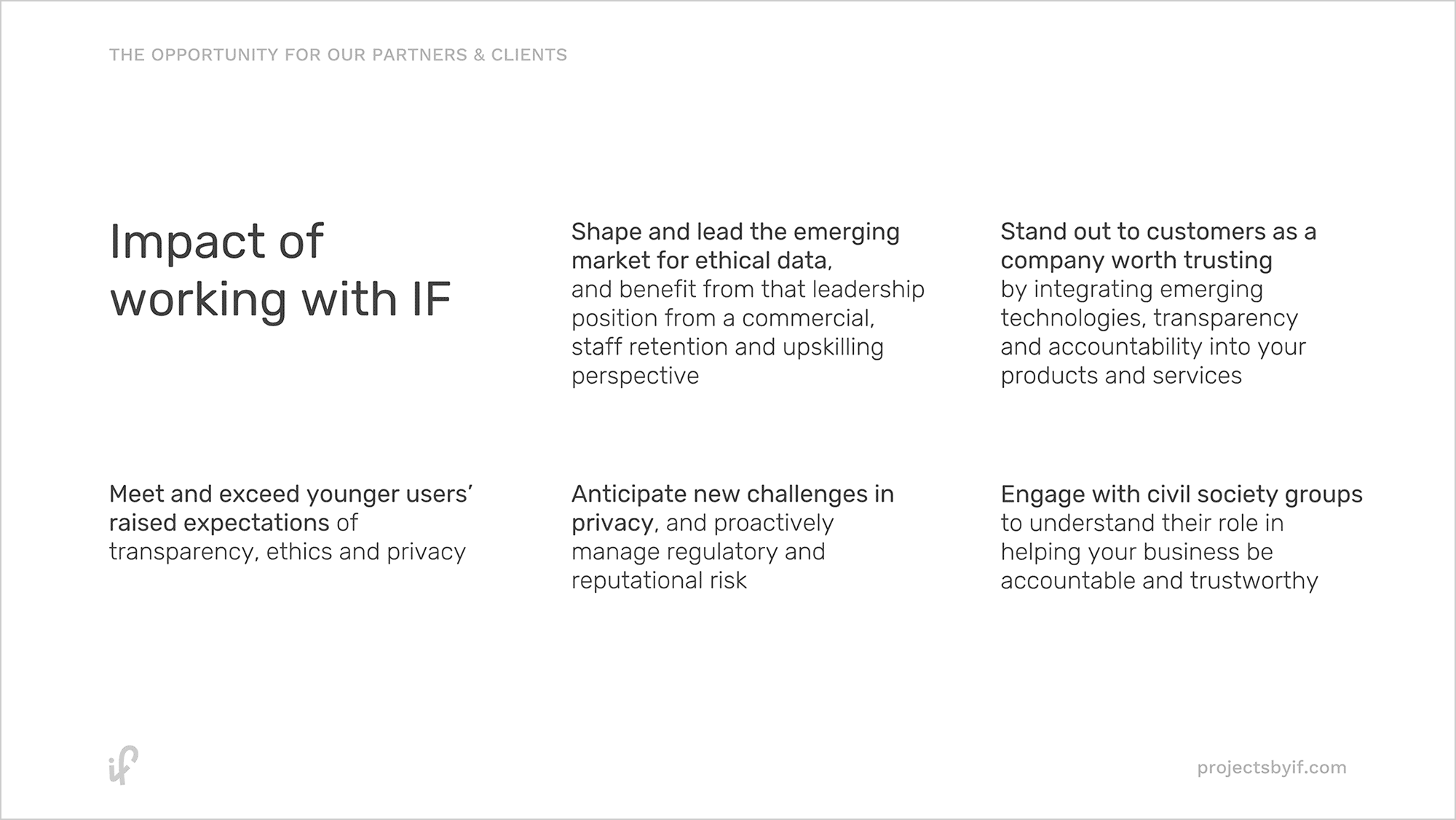 Impact Of Working With If