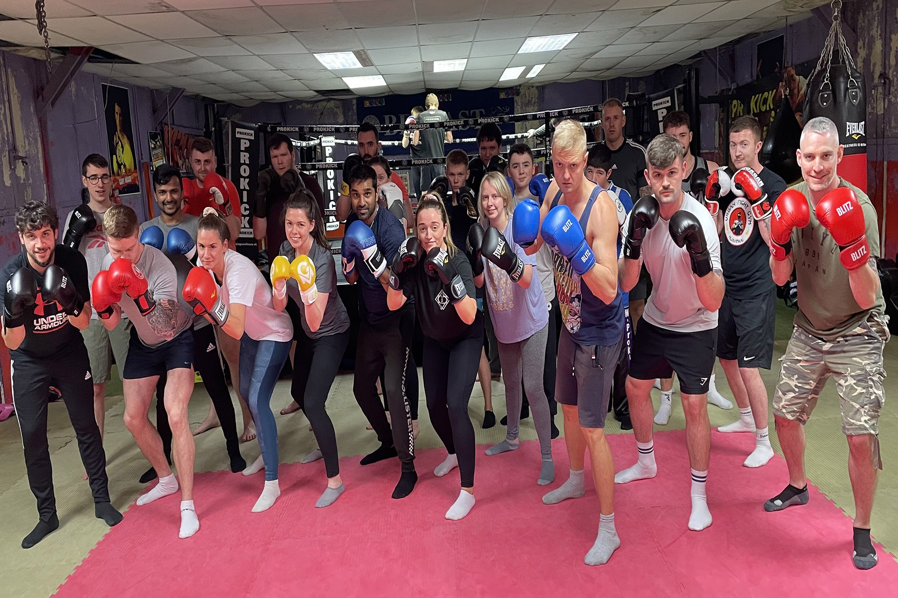 Moved up a level at the Kickboxing school of excellence Prokick
