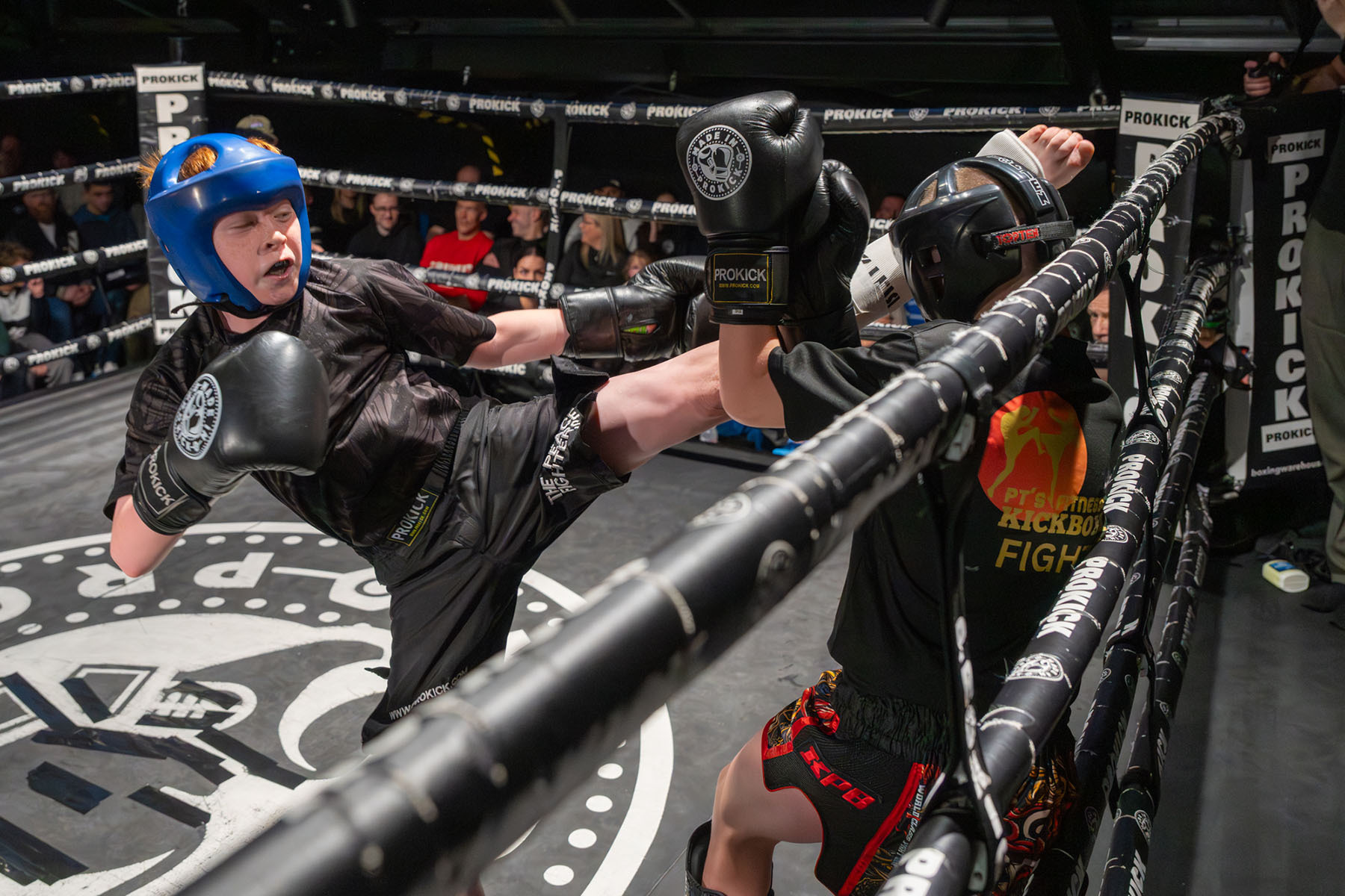 Leo Smith lands a high kick in CFL15