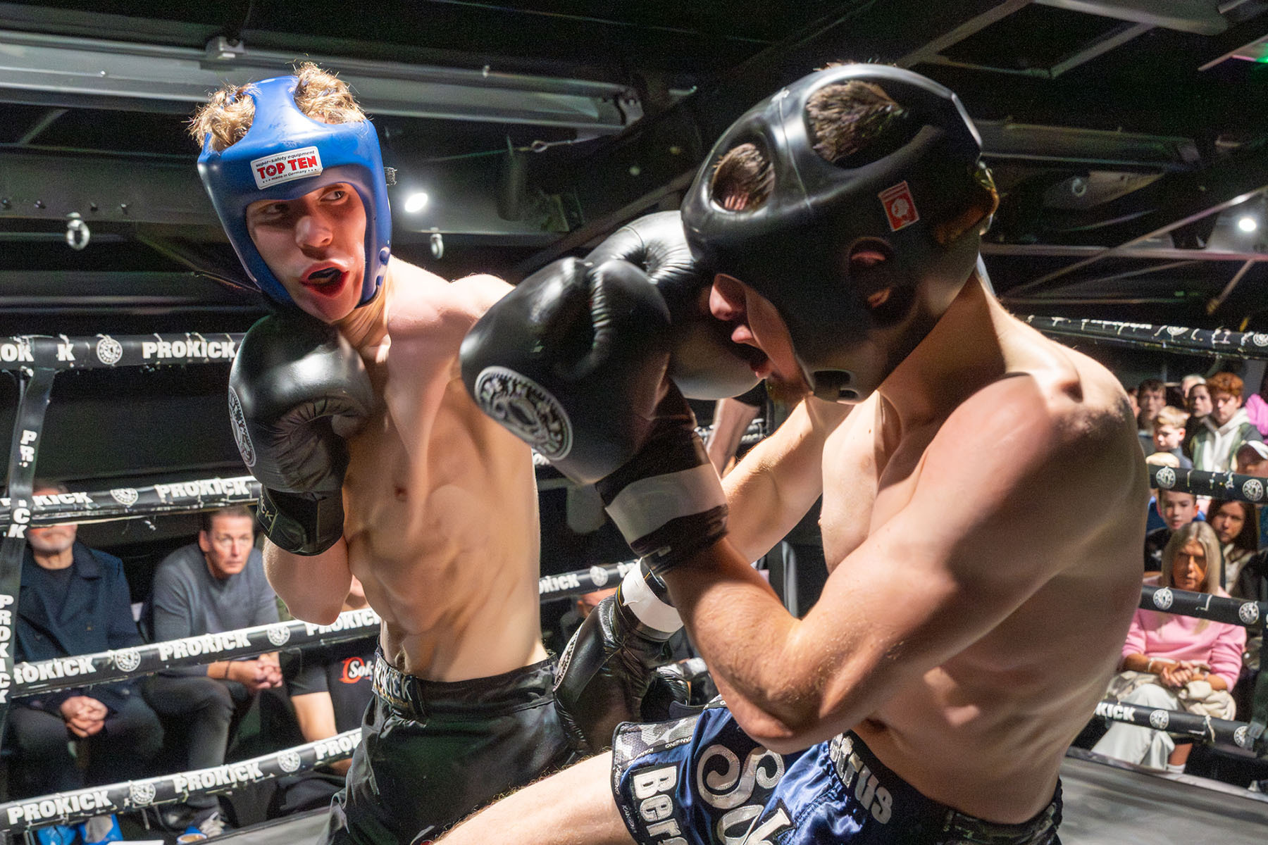 Max Murray lands a nice left jab