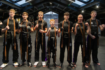 After one of the hardest weeks of physical and mental testing, each candidate was formally stripped of their Brown Belt and presented with the ultimate accolade in martial arts — the Black Belt.