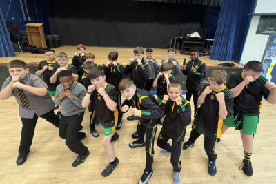 ProKick were back at School, Teaching at St Marys College Belfast