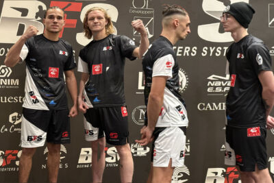 Face-Face at the BFS6 weigh-ins as Belfast's James Braniff faced France's Romann Laroudie, followed with a tense reunion between long-time rivals Jay Snoddon and Jordan Cocu.