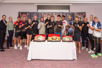 The weigh-ins 26th June Belfast at the Stormont Hotel for the Bash-n-Mash 2026