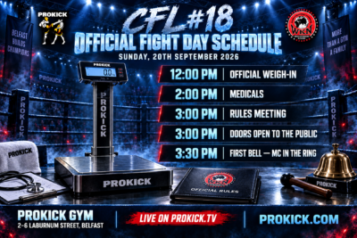 Information for CFL18 in Belfast – The Next Generation is set for TOMORROW