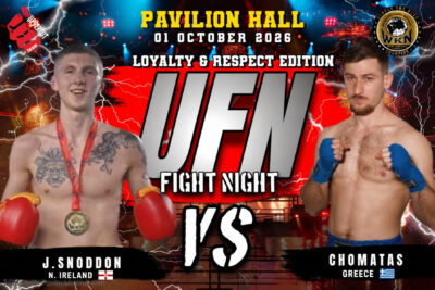 ProKick fighters will compete in a major WKN international event in Cyprus on October 1st, 2026, promoted by Chris Christodoulou - broadcast live on TV.
