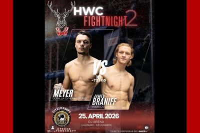 James Braniff is set to compete for the WKN International Title in Germany on Saturday, April 25, 2026.