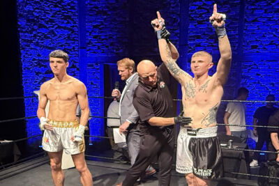 Jay “The Belfast Samurai” Snoddon made a massive statement to Irish kickboxing.  The bell sounded, Jay immediately closed the distance and unleashed a devastating right hook that dropped Viacheslav Ibarahimovic heavily to the canvas.