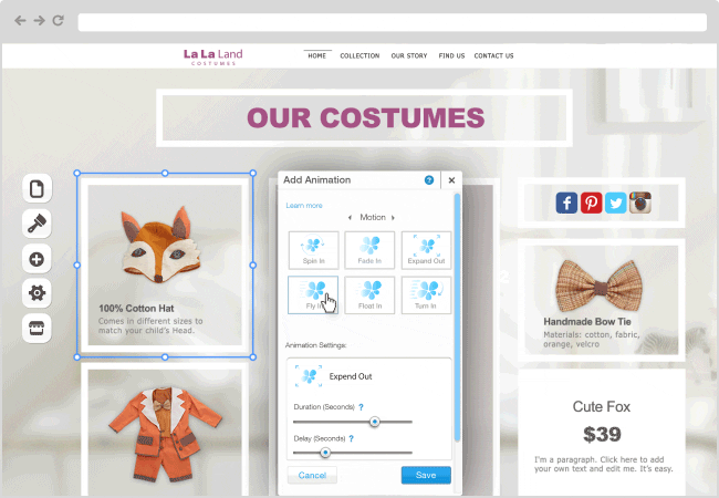 wix website builder