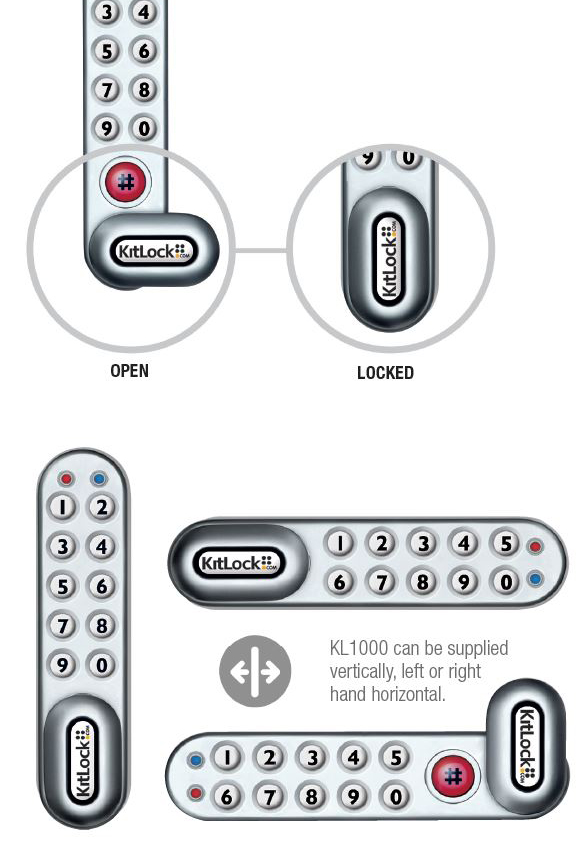 KL1000 Classic KitLock Locker Lock