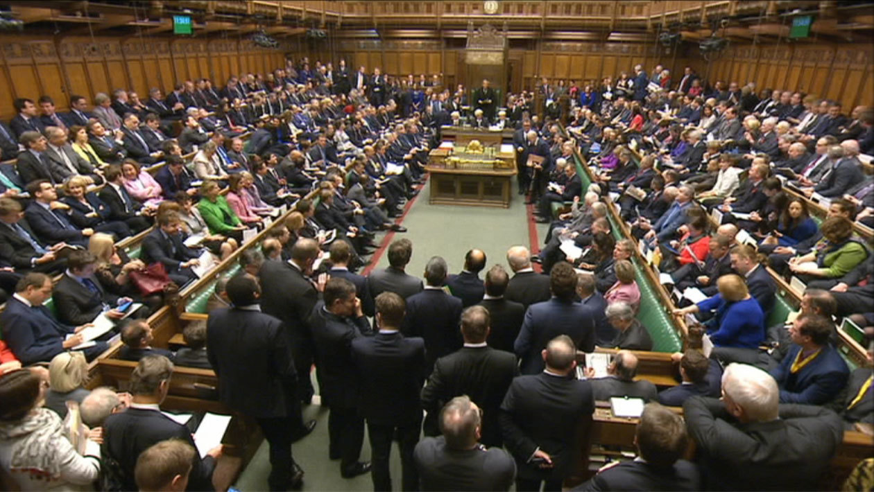 MPs in parliament