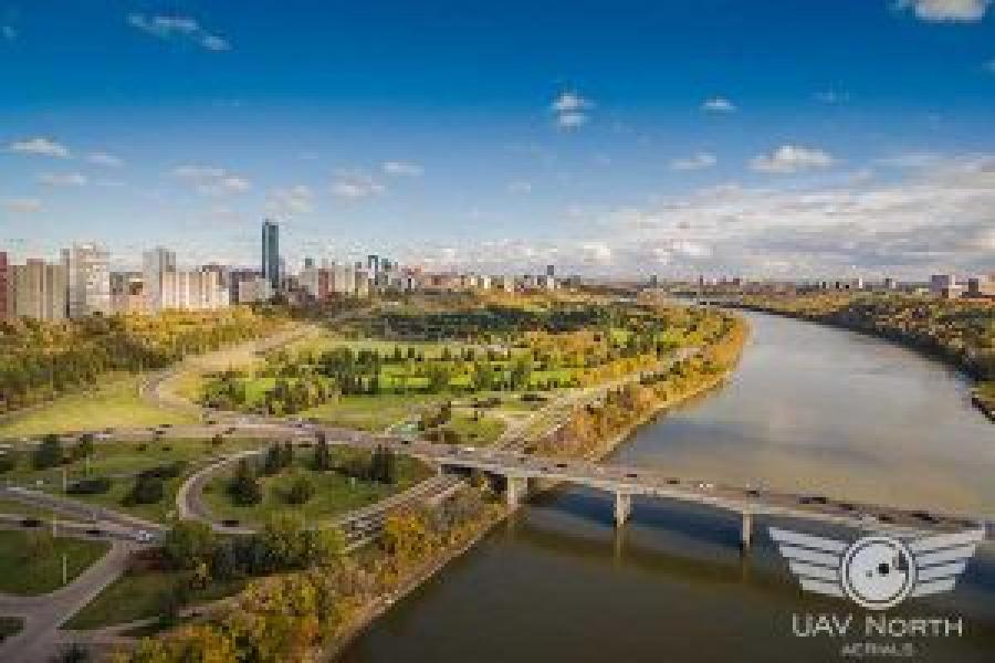 Edmonton River Valley Panoramas - UAV North