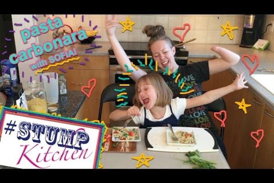 How to make Pasta Carbonara! Stump Kitchen 27