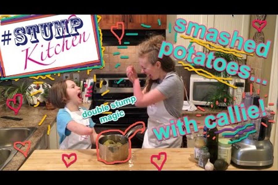 How to make vegan Smashed Potatoes! Stump Kitchen 33