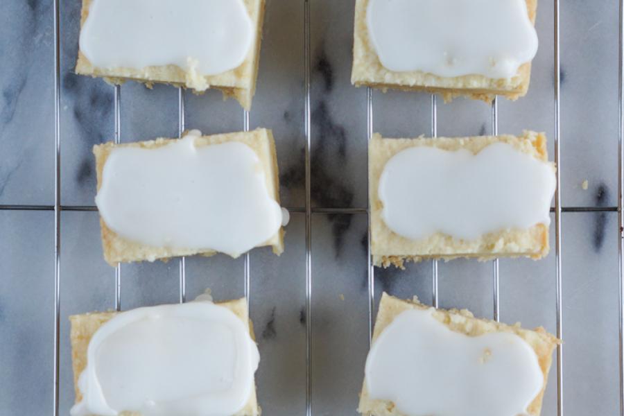 Iced Lemon Shortbread - Edible Woman