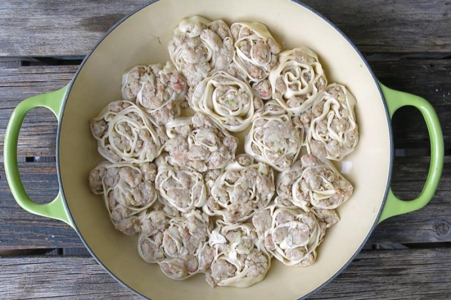 Russian Dumplings: Armenian Style Boraki