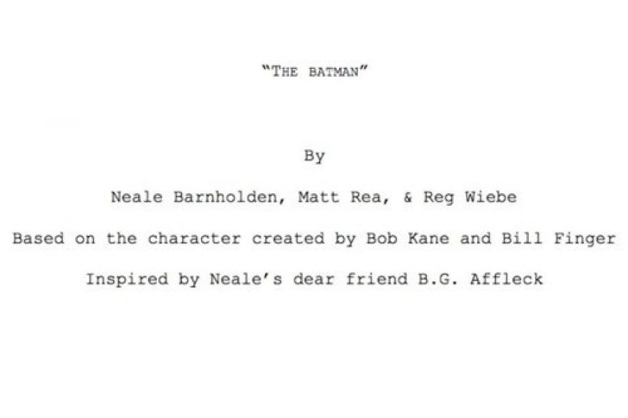 THE BATMAN by Plot Device