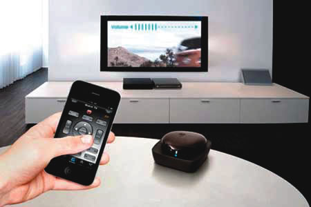smartphone as tv remote control