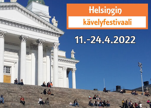 Helsingin kävelyfestivaalia<br />
vietetään huhtikuussa