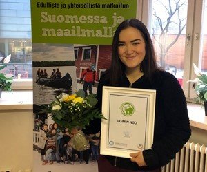 Vuoden hostellireissaajaksi<br />
valittiin Jasmin Ngo