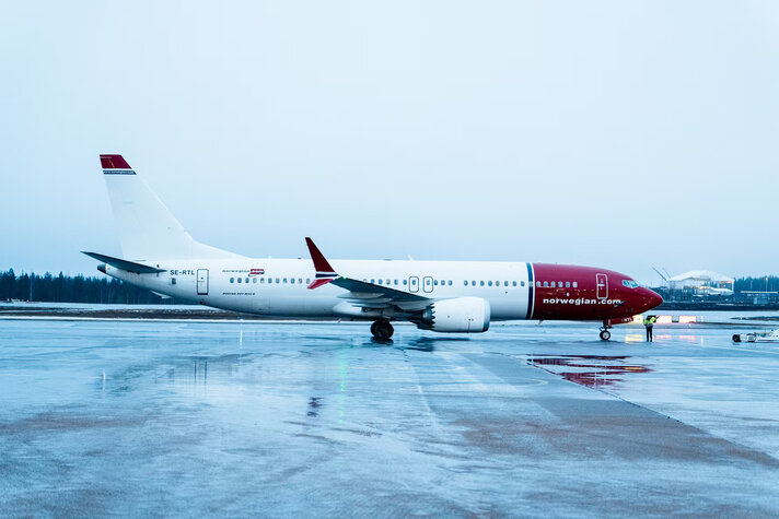 Norvegian kasvatti rajusti<br />
matkustajam&auml;&auml;ri&auml;<br />
Rovaniemen lennnoilla Helsinki