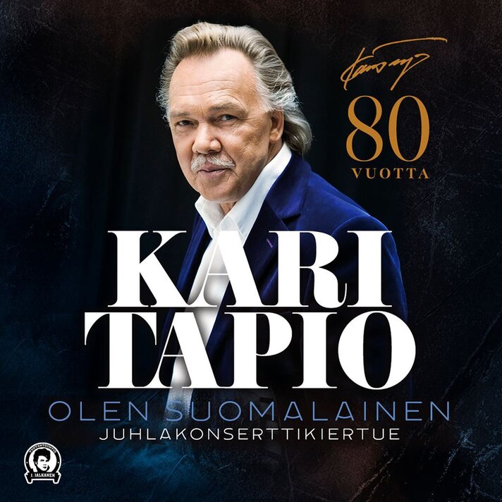 Kari Tapion syntym&auml;st&auml; 80 vuotta<br />
- mittava juhlakiertue&nbsp;<br />
ymp&auml;ri Suomen