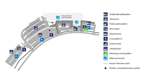 Rovaniemen lentoaseman liikenne<br />
ja pys&auml;k&ouml;inti siirtyiv&auml;t uuteen malliin