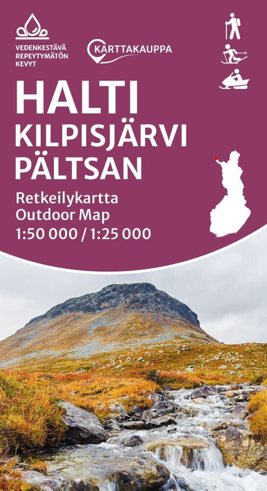 iloinen uutinen retkeilijöille:<br />
Karttojen kustantaminen<br />
jatkuukin Suomessa
