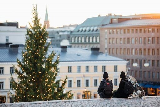 Tuomaan markkinat on suurimpia jouluajan tapahtumia Helsingissä. - Kuva Jussi Hellsten.