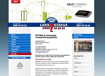 Julkaisimme Lukkokeskus.fi nettisivut Purplessa ja sivusto pysyi hakutuloksien kärjessä