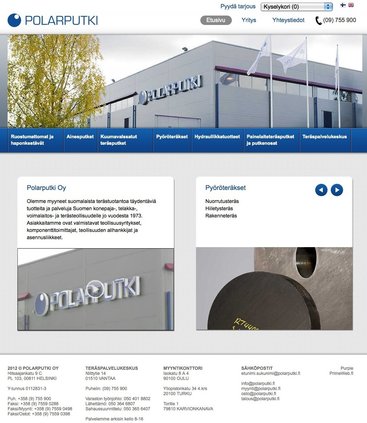 Polarputki Oy on ohittanut kilpailijansa mm. hakusanalla 