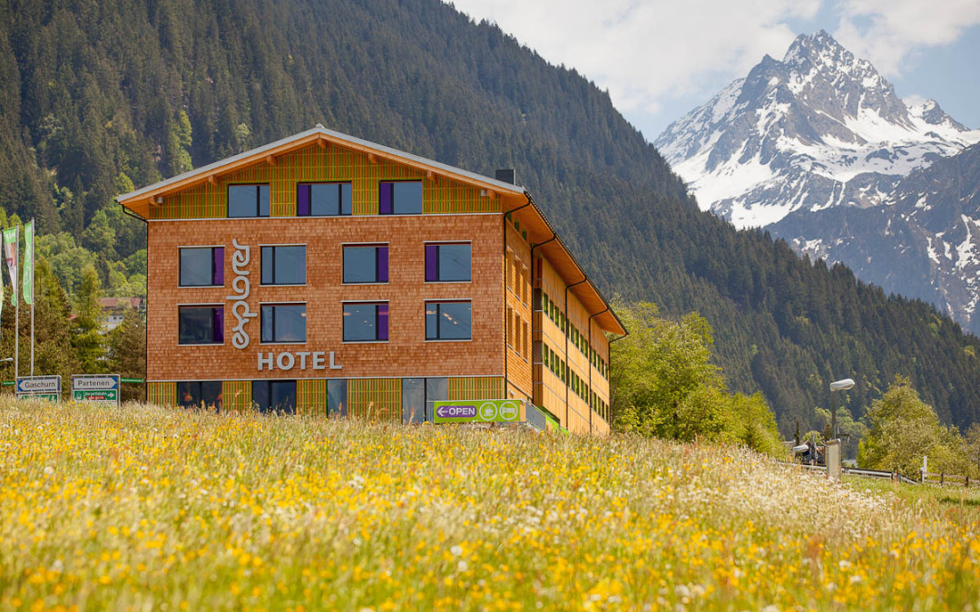 Aussenaufnahmen – Explorer Hotel in Montafon