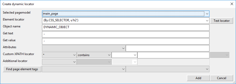 CreateDynamicLocator
