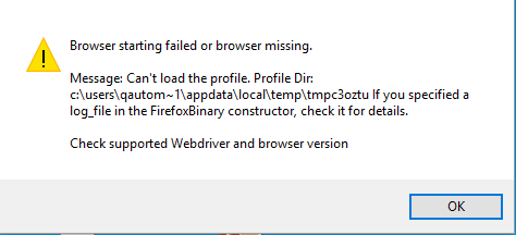 LaunchingError