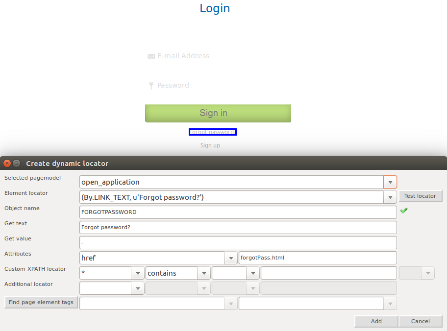 CustomLocator