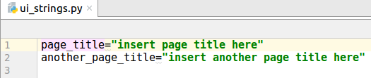 PythonVariables