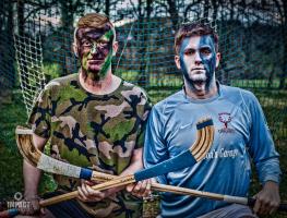 Blue flash Challenge 2018 Charity Celebrity Shinty Match
