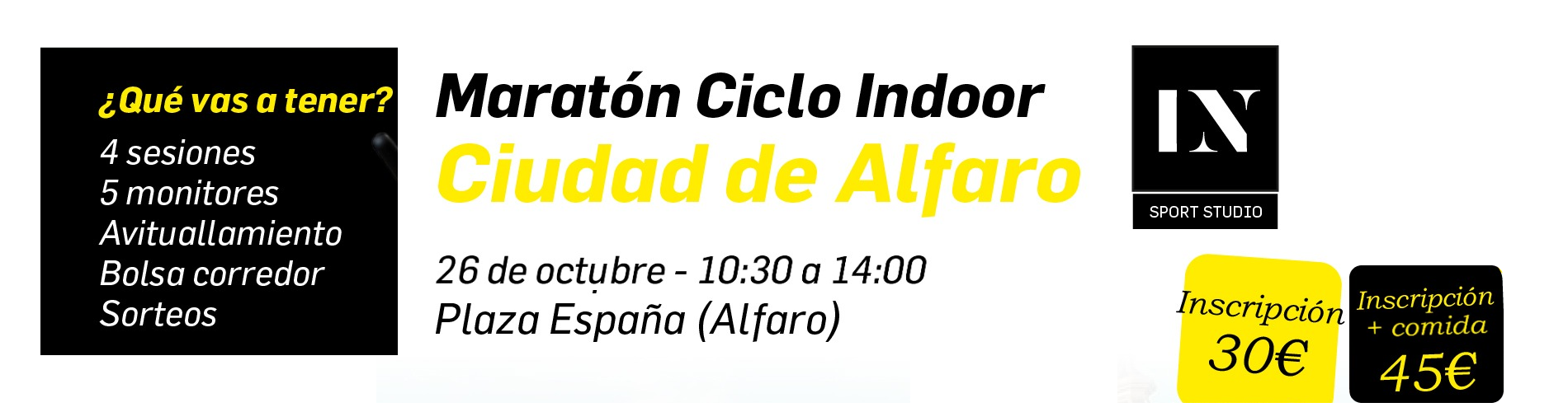 I MARATÓN DE SPINNING CIUDAD DE ALFARO